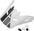 Visor Peak - Gloss | Black | Gray | White - One Size