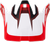 Visor Peak - White | Red | Black | Gloss - One Size