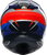 K6 S Full Face Helmet - Black | Blue | Red | Silver - S