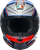 K6 S Full Face Helmet - Black | Blue | Red | Silver - S