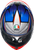 K6 S Full Face Helmet - Black | Blue | Red | Silver - S