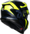 K7 Full Face Helmet - Black | Fluorescent Yellow | Yellow Fluo | Matte - S