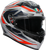 K3 Full Face Helmet - Matte | White | Red Fluo - S