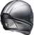 Jackal Full Face Helmet - Matte | Silver | Titanium - XS