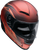 Jackal Full Face Helmet - Matte | Red | Black - XS
