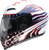 Jackal Full Face Helmet - Red | Gloss | White | Blue - XS