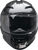 Jackal Full Face Helmet - Gloss | Stealth | Black | Gray - XS