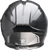 Jackal Full Face Helmet - Gloss | Stealth | Black | Gray - XS