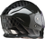 Nemesis Full Face Helmet - Gray | Gloss | Black - XS