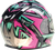Warrant Snow | Full Face Helmet - Black | Pink | Teal | Gray - S
