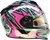 Warrant Snow | Full Face Helmet - Black | Pink | Teal | Gray - S