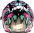 Warrant Snow | Full Face Helmet - Black | Pink | Teal | Gray - S