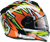 Warrant Snow | Full Face Helmet - Gray | Orange | White | Black | Green - XS