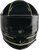 Warrant Full Face Helmet - Hi-Vis | Black | Gloss | Fluorescent Yellow - XS