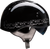 Vagrant Half Face Helmet - Gray | Black | Gloss | White - XS