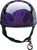 CC Beanie Half Face Helmet - Gloss | Purple | Black - XS