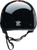 CC Beanie Half Face Helmet - Gloss | Black | Orange - XS