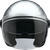 Scuzzi Open Face Helmet - Silver | Gloss - XS