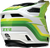 Dirt Maxx MX Helmet - White | Green | Gloss | Black - XS