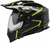 Range 2.0 Dual Sport Helmet - Black | Gray | Gloss | Fluorescent Yellow | Hi-Vis - XS