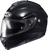 C91 Solid Modular Helmet - Black | Gloss