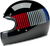 Gringo Raceflow Helmet - Black | Blue | Gloss | Red | White