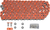 EK - 520MVXZ2-120/O - 520 MVXZ2 - Chain - Orange - 120 Links