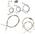Standard Stainless Braided Handlebar Cable/Brake Line Kit