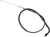 Black Vinyl Throttle Cable