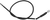 Black Vinyl Clutch Cable