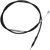Black Vinyl Clutch Cable