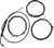 Standard Black Vinyl Handlebar Cable/Brake Line Kit — Ape Hanger