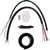 Complete Black Vinyl Braided Handlebar Cable/Brake Line Kit