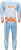 Alpha One Pants - White | Blue | Orange