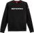 Linear Crew Fleece - Black | White