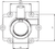 Kimpex - 07-100-54 - Carburetor Mounting Flange