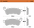 RoadPro Sintered Metal Brake Pads