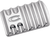 COVINGTONS - C1042-C - Brake Pedal - Finned - Chrome