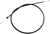 Black Vinyl Clutch Cable