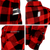 GERBING HEATED CLOTHING - 7 V Battery Heated Flannel Shirt - Red/Black