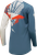 THOR - Women's Sector Split Jersey - Blue Steel/Vintage White