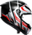AGV - K6 S Helmet - Karve - Matte Black/White/Red