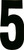 #5 7" BLACK EXTREME DIGITS 3/PK