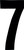 #7 7" WHITE EXTREME DIGITS 3/PK