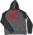 Factory Effex - 22-88308 - Honda Wing Hoodie - Black/Charcoal - 2XL