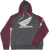 Factory Effex - 22-88318 - Honda Wing Hoodie - Charcoal/Burgundy - 2XL