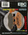 BRAKE PADS SFA353HH DOUBLE-H SINTERED