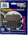 EBC - SFA427 - BRAKE PADS SFA427 ORGANIC