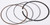 PISTON RINGS 76.95MM GAS/YAM FOR PRO X PISTONS ONLY