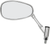 EMGO - 20-86839 - Mirror - Euro - Side View - Cat Eye - Chrome - Left - Each